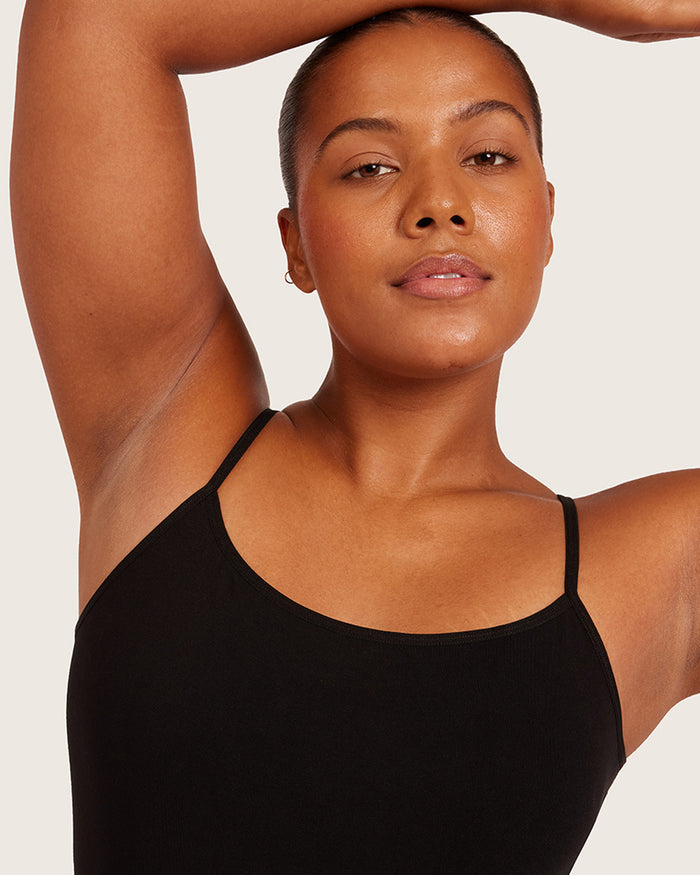 Base Layer Cami Bodysuit - Black