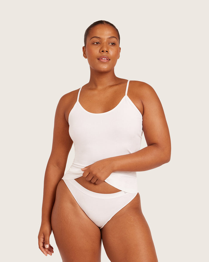 Base Layer Cami Top - White