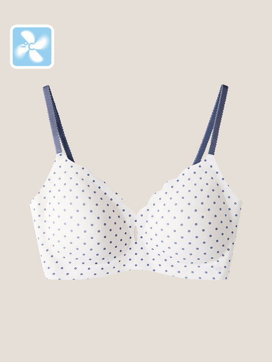 Basic Seamless Deep V Cooling Bra - Smart Size
