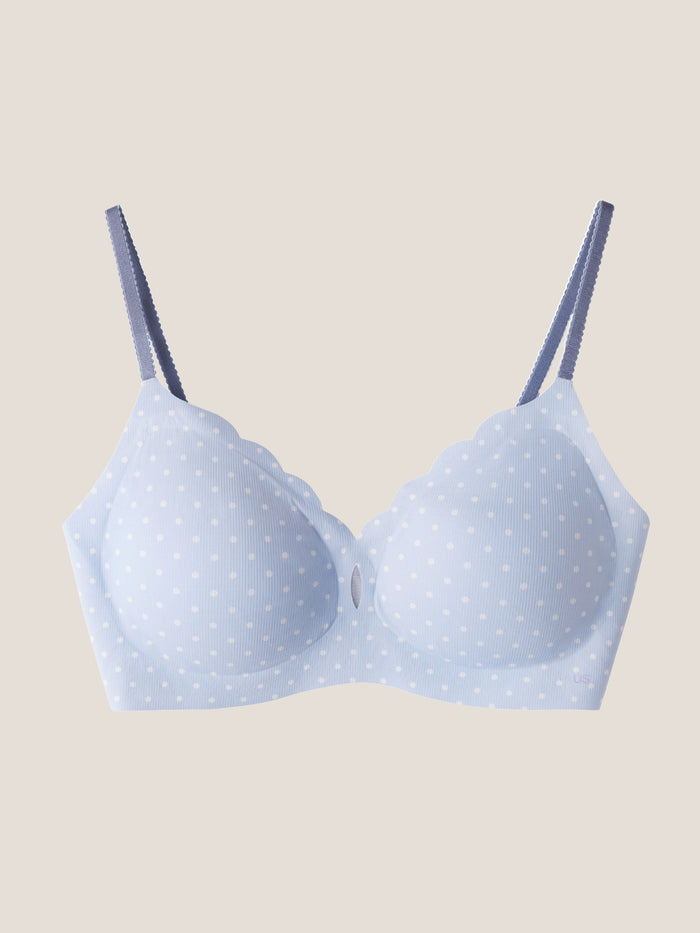 Basic Seamless Deep V Cooling Bra - Smart Size