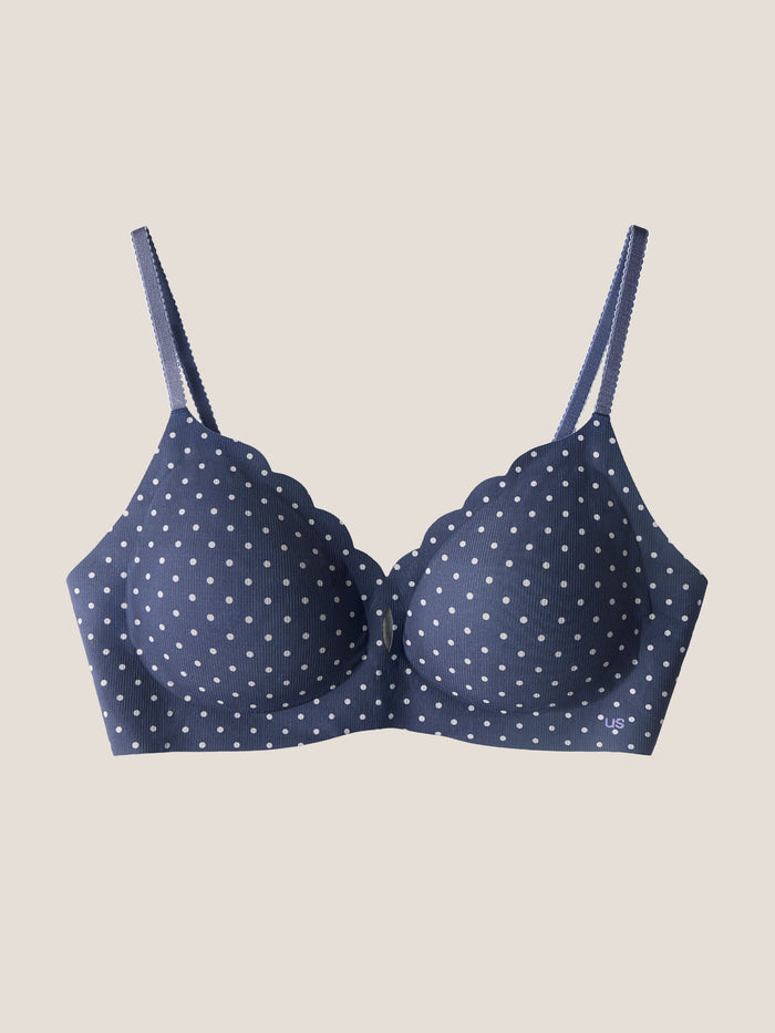 Basic Seamless Deep V Cooling Bra - Smart Size