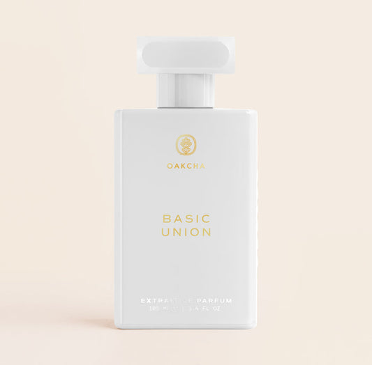 Front view of Basic Union Extrait de Parfum bottle, 100 mL