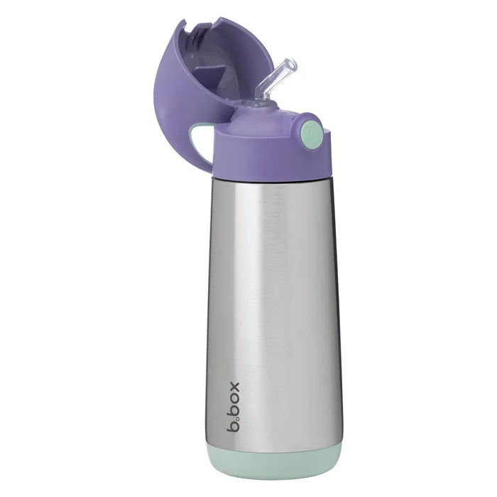 B.box Insulated Drink Bottle 500ml - Lilac Pop