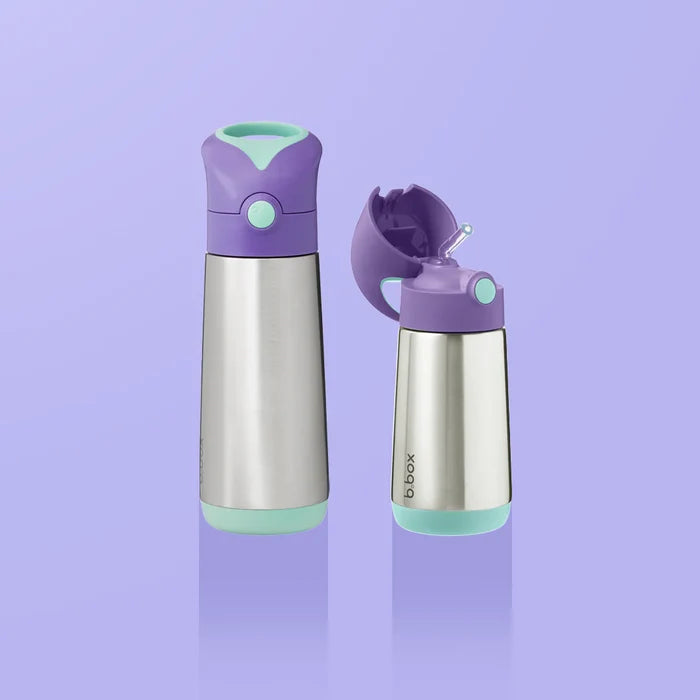 B.box Insulated Drink Bottle 500ml - Lilac Pop