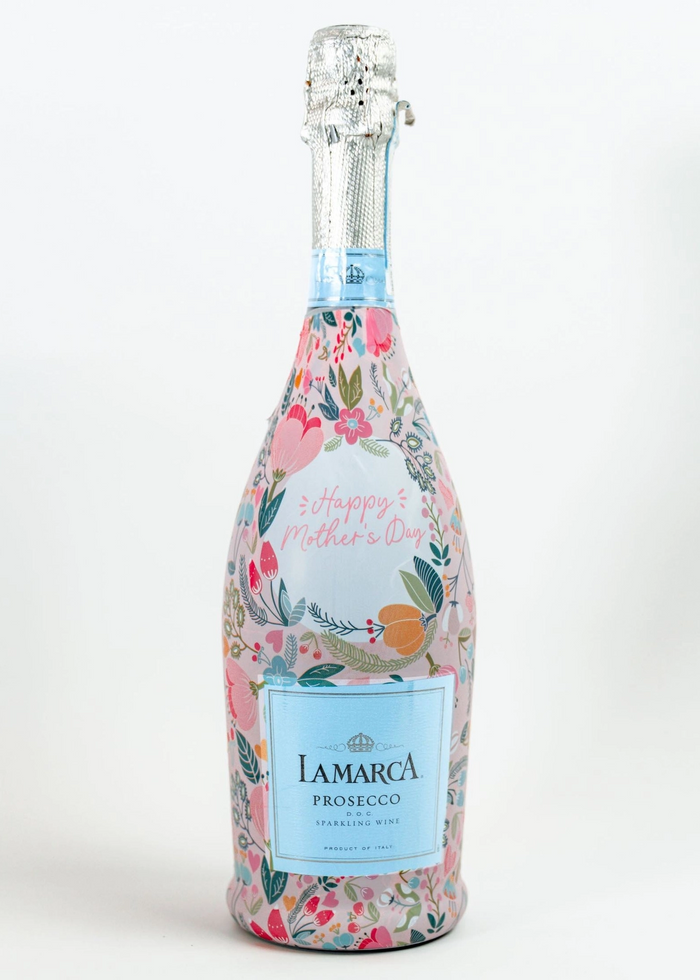 prosecco champagne bottle wrap Beau Bottle Mother's Day Meadows Prosecco Bottle Wrap