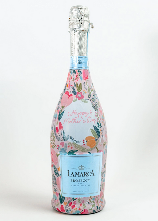 prosecco champagne bottle wrap Beau Bottle Mother's Day Meadows Prosecco Bottle Wrap