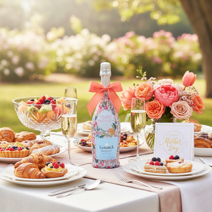 Beau Bottle Mother's Day Meadows Prosecco Bottle Wrap