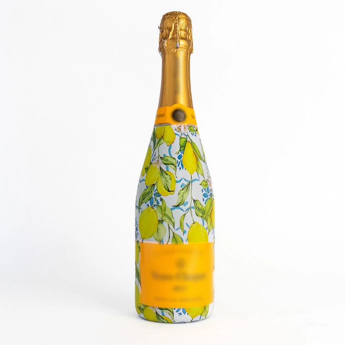 Beau Bottles Amalfi Lemon Champagne Bottle Wrap