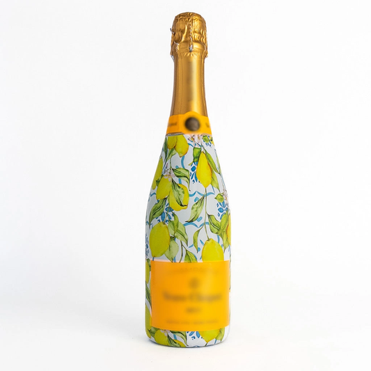 Beau Bottles Amalfi Lemon Champagne Bottle Wrap