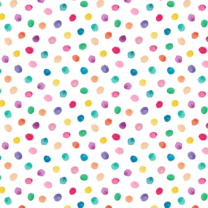 Beau Bottles Colorful Dots Mini Prosecco Signature Bottle Wraps - 6 Pack