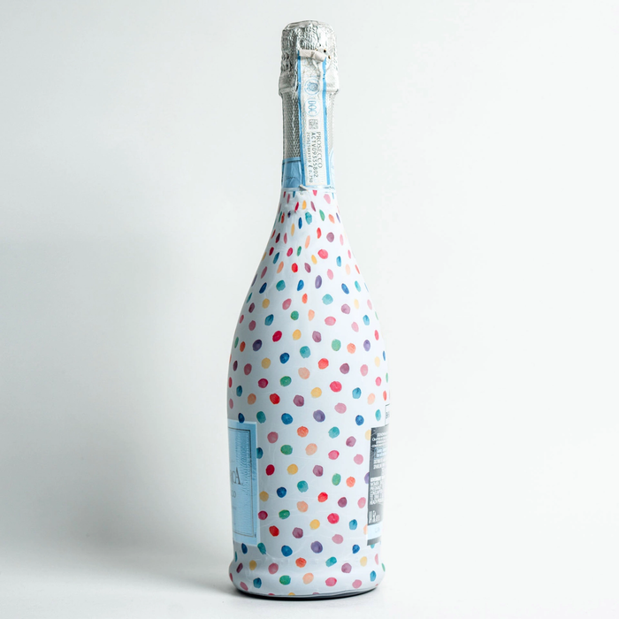 Beau Bottles Colorful Dots Prosecco Bottle Wrap