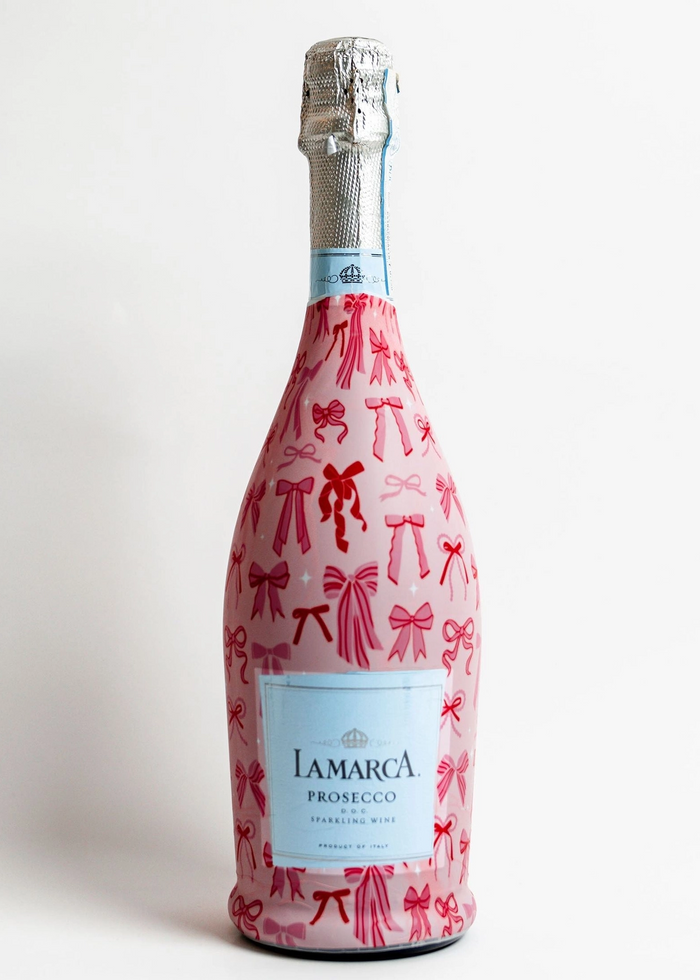 champagne prosecco Beau Bottles Pretty in Bows Prosecco Bottle Wrap