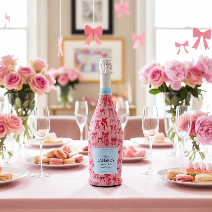 Beau Bottles Pretty in Bows Prosecco Bottle Wrap