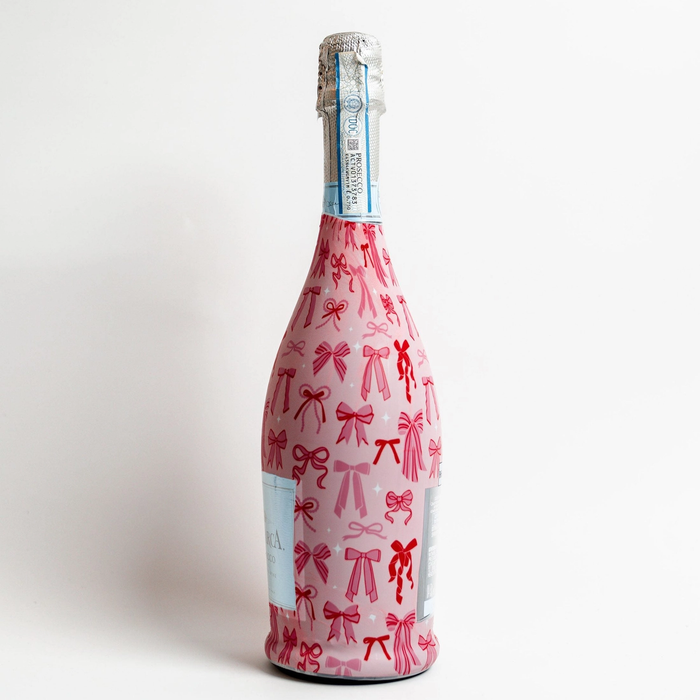 Beau Bottles Pretty in Bows Prosecco Bottle Wrap