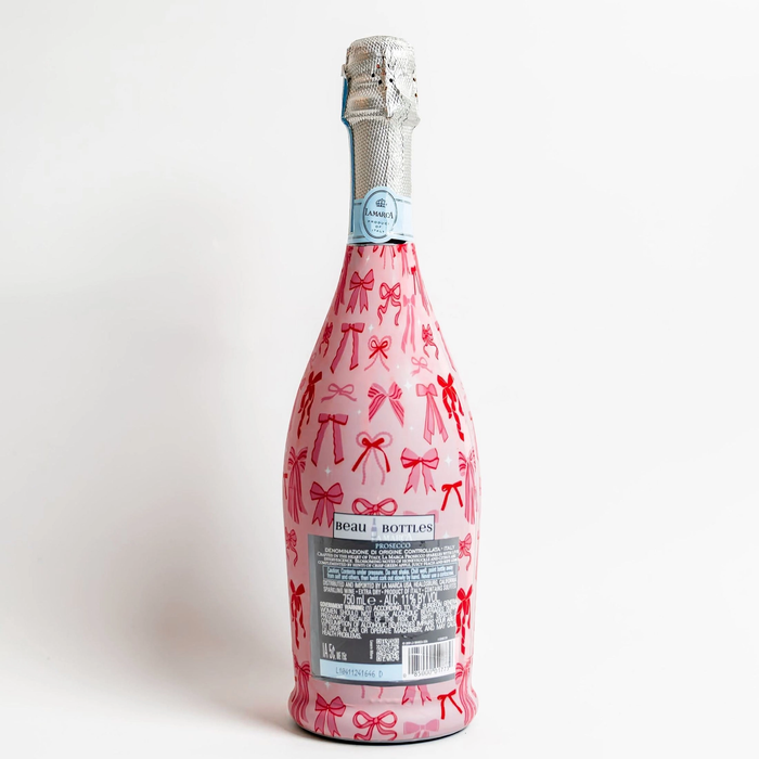 Beau Bottles Pretty in Bows Prosecco Bottle Wrap