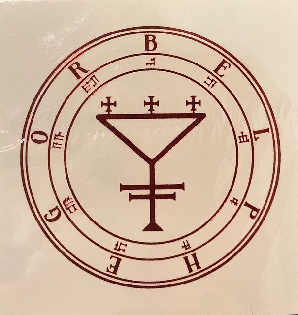 red belphegor tattoo