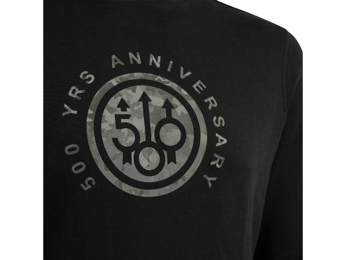Beretta Mens 500 Years Hoodie | Black with Camo Logo