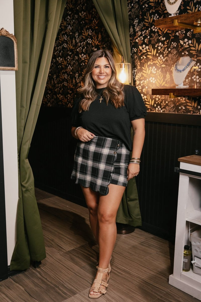 Better Together Top In Black - Reg & Curvy - Macoma Boutique100 Short Sleeve