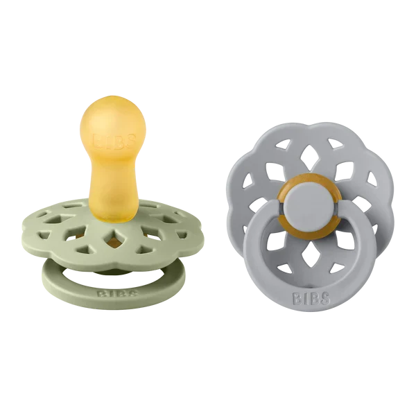 BIBS Round Boheme Pacifier - Size 1 (0-6m)