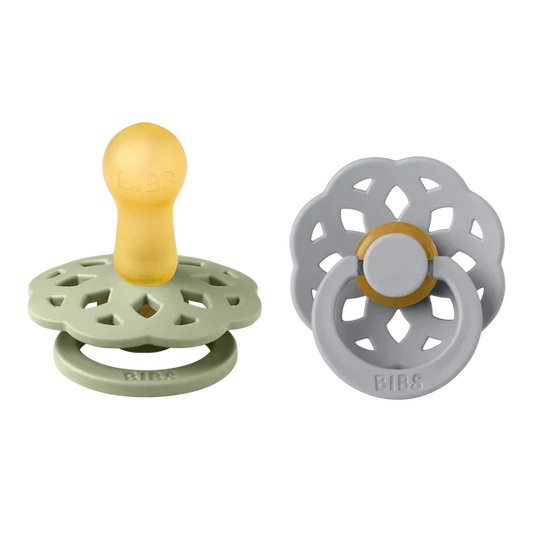 BIBS Round Boheme Pacifier - Size 1 (0-6m)