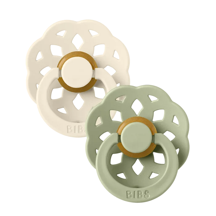 BIBS Round Boheme Pacifier - Size 2 (6-18m)
