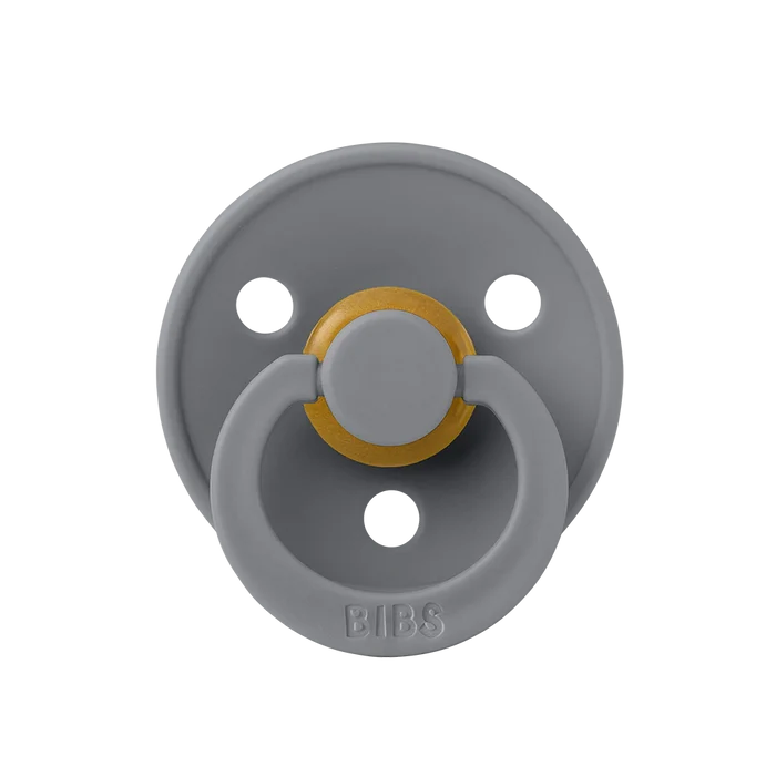 BIBS Round Colour Pacifiers - Size 1 (0-6m)