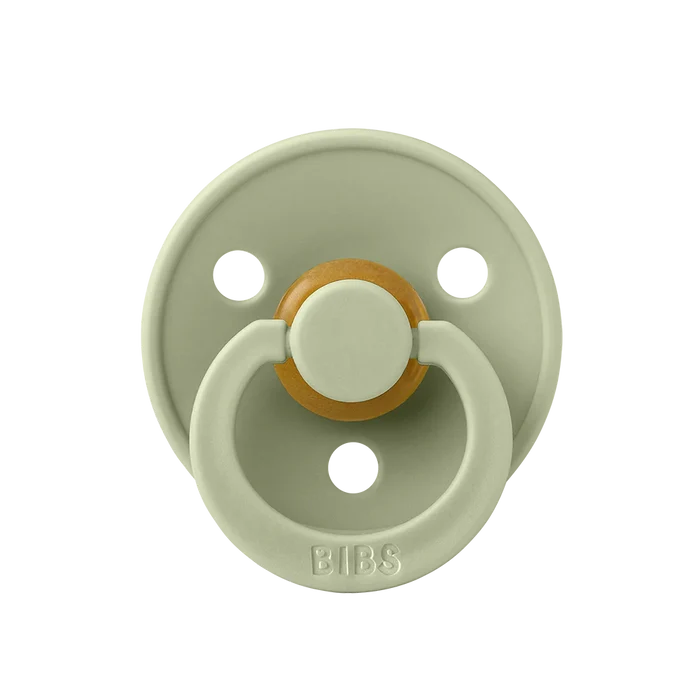 BIBS Round Colour Pacifiers - Size 1 (0-6m)