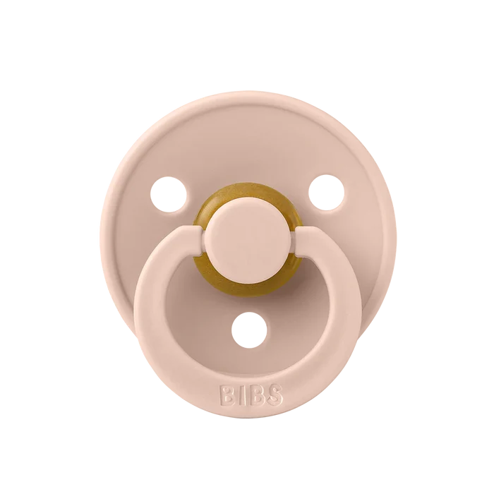 BIBS Round Colour Pacifiers - Size 1 (0-6m)