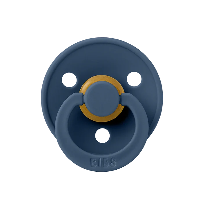 BIBS Round Colour Pacifiers - Size 1 (0-6m)