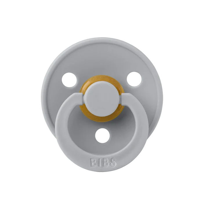 BIBS Round Colour Pacifiers - Size 1 (0-6m)
