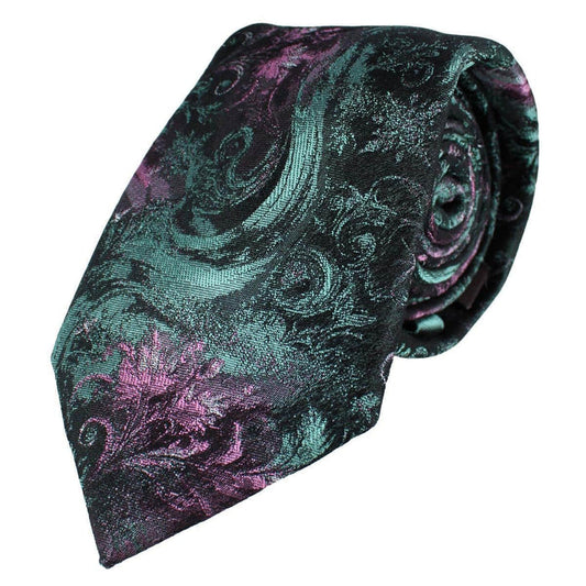 Big and Tall Arcane Storm Silk Novelty Neck Tie