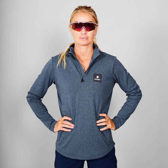 Saysky Blaze Half Zip Light Fleece Blue 2009 MWRFL03C2009