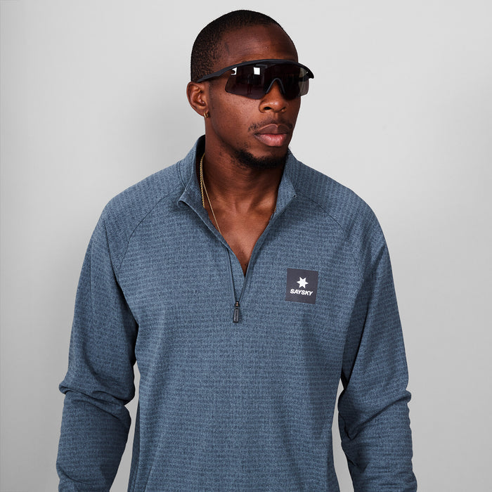 Saysky Blaze Half Zip Light Fleece Blue 2009 MMRFL03C2009