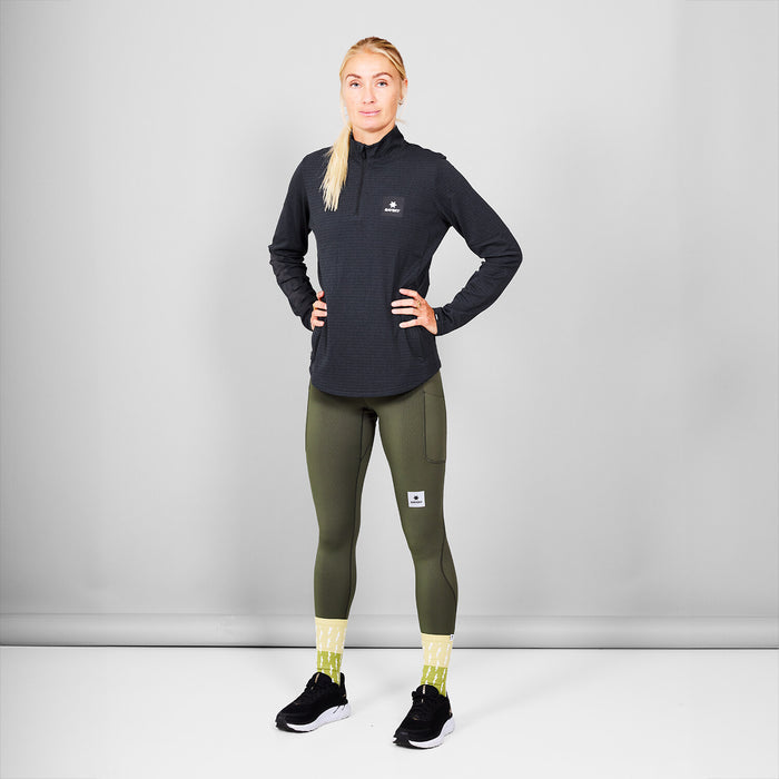 Saysky Blaze Half Zip Light Fleece Black 9001 SW35004