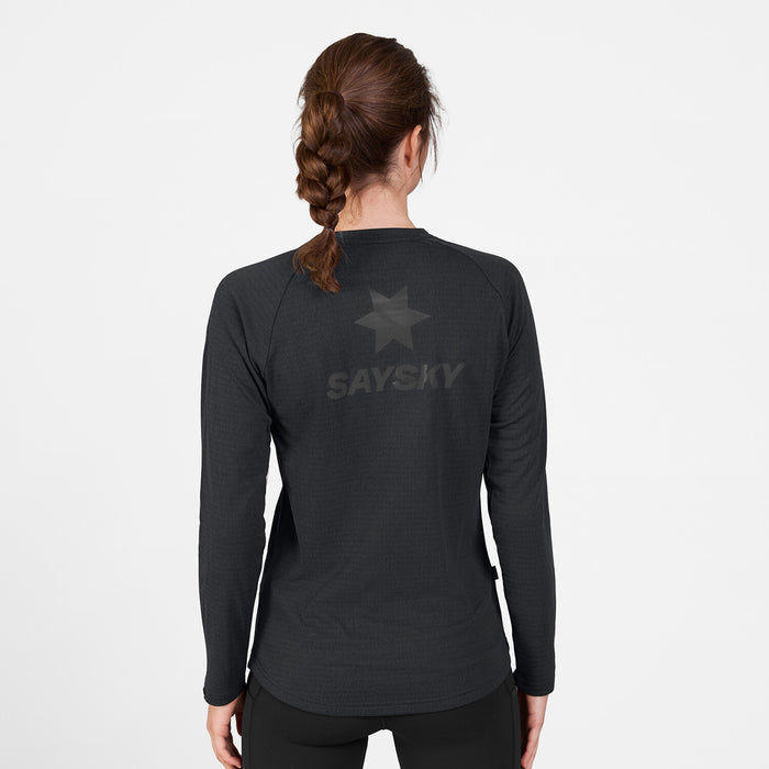 Saysky Blaze Long Sleeve Light Fleece Black 9001 SW35003