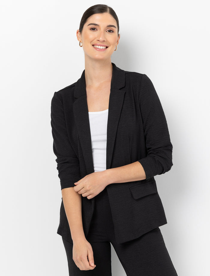 Blazer épuré sans boutons
