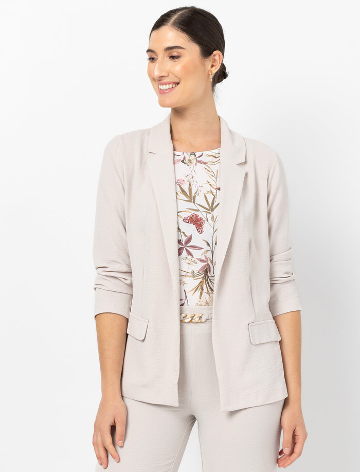Blazer épuré sans boutons