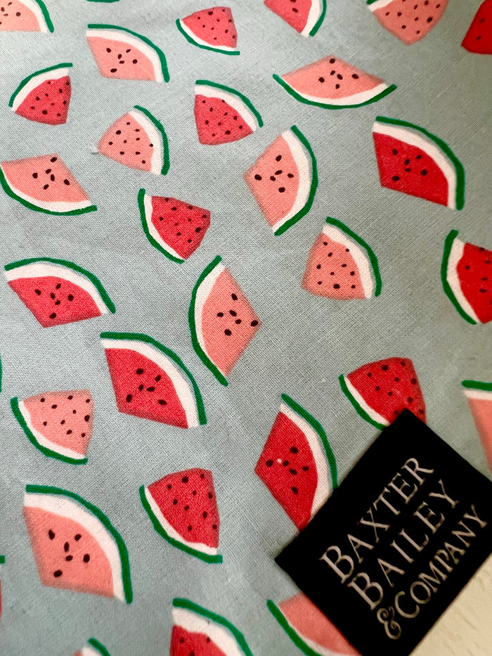 Blue Watermelon Reversible Bandana