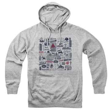 Boston Tourist Attraction Hoodie | 2XL / Gray