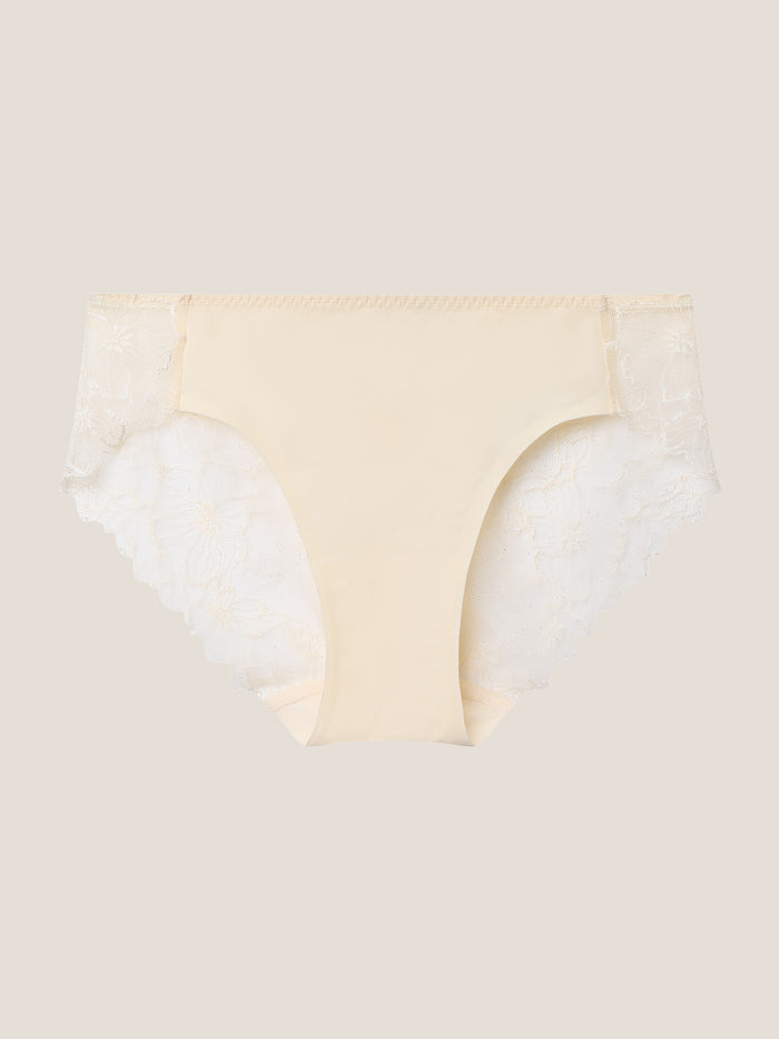 Breathable Lace Low-Rise Brief