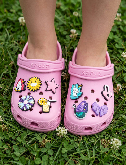 Breloques pour chaussures - Ens. de 9