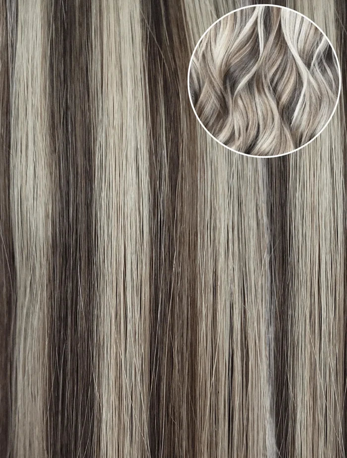 Brown/Blonde Highlights (P5/16) 18" 190g - Clip-Ins