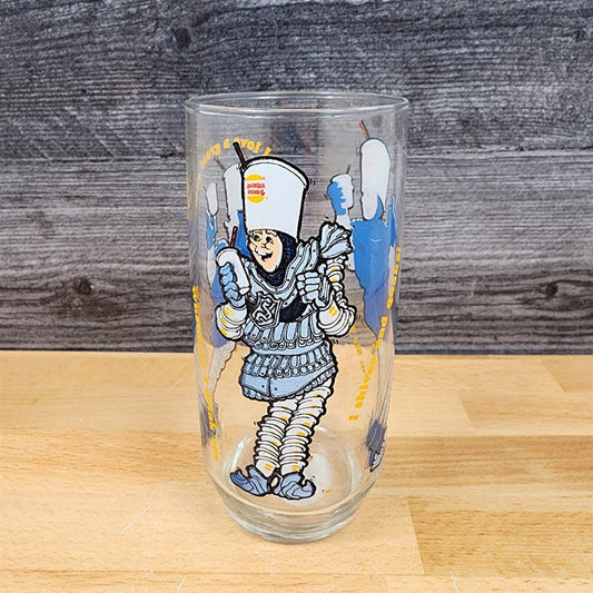 Burger King Collector Series 1979 Drinking Glass Sir Shakes A Lot Tumbler