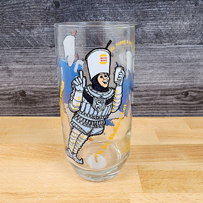 Burger King Collector Series 1979 Drinking Glass Sir Shakes A Lot Tumbler