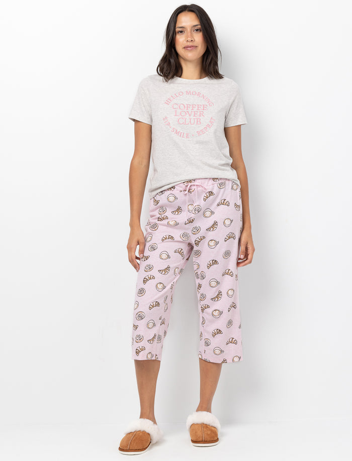 Capri de pyjama imprimé