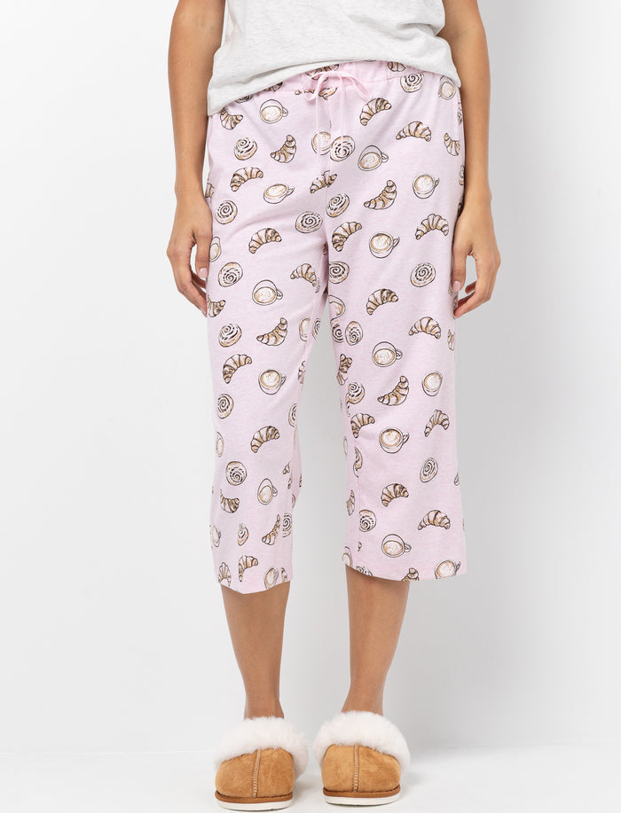 Capri de pyjama imprimé