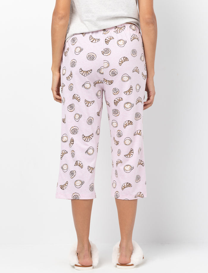 Capri de pyjama imprimé