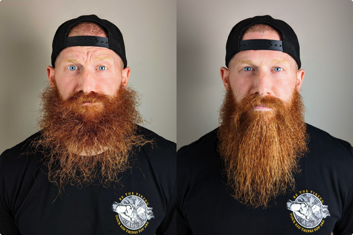 Carbon X Pro | Beard Straightener, image 4. The Beard Struggle