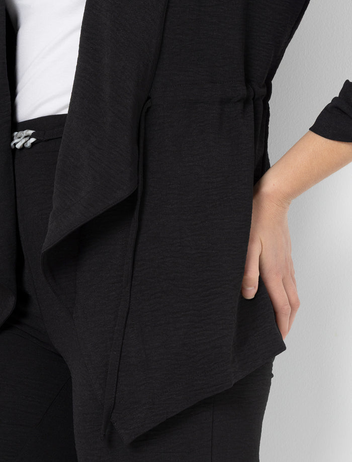 Cardigan à manches trois-quarts