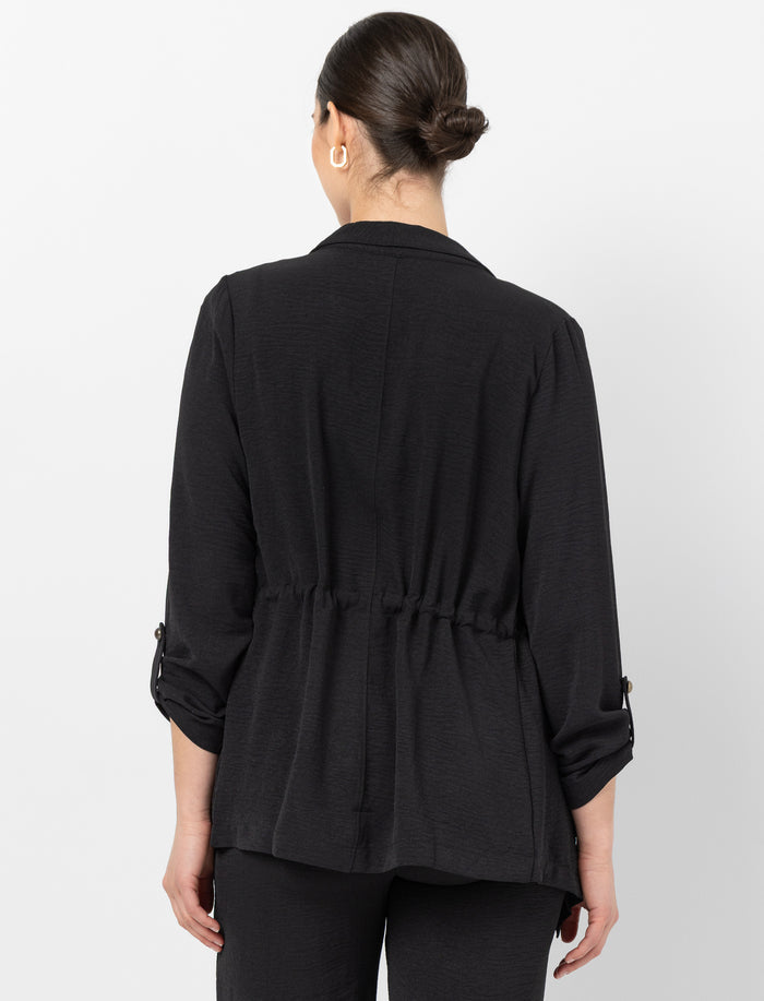 Cardigan à manches trois-quarts